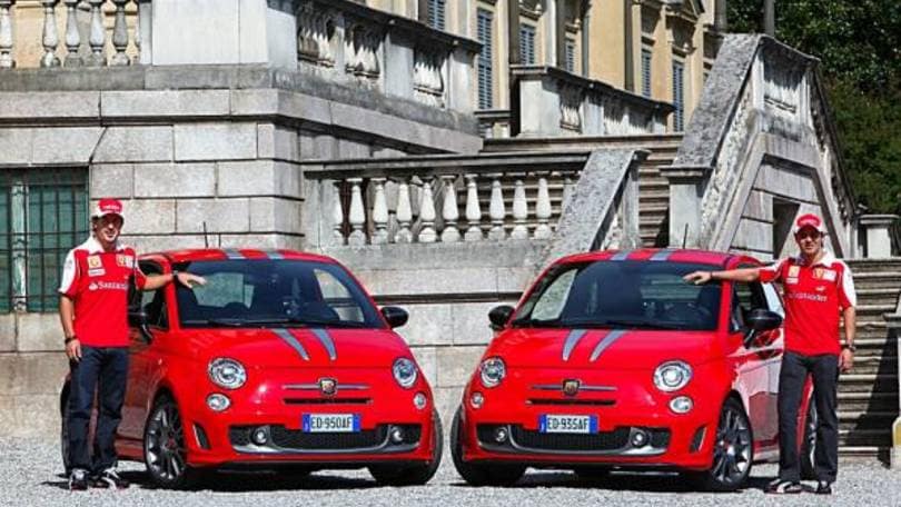 Abarth 695 Tributo Ferrari per Alonso e Massa