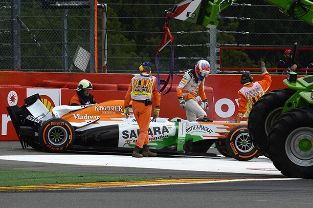 Botta e risposta fra Maldonado e Di Resta dopo l'incidente a Spa