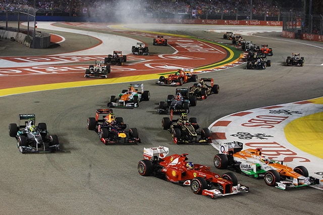 Prove F1 Singapore: svetta Hamilton, Alonso 7°