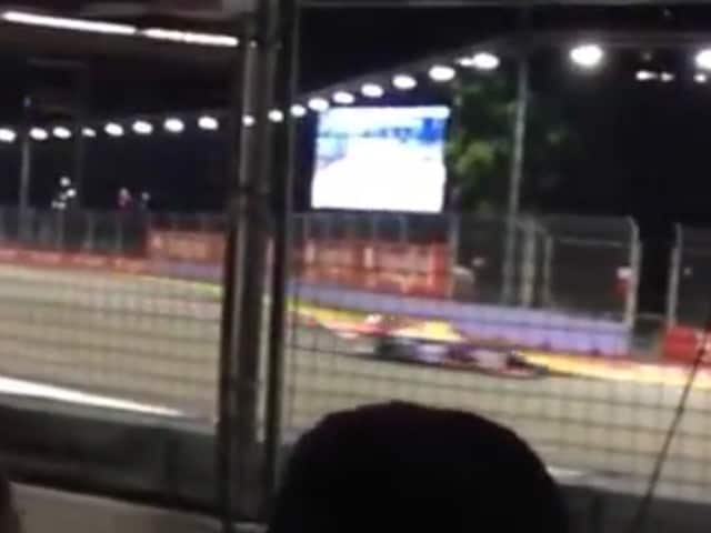 Il rumore della monoposto di Vettel al Gp Singapore
