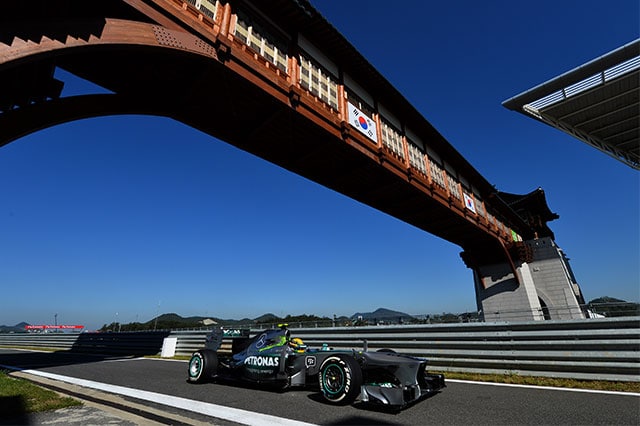 Prove F1 Corea: Hamilton nelle libere1