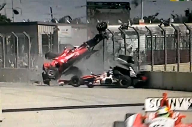 Incidente Franchitti-Sato a Houston 2
