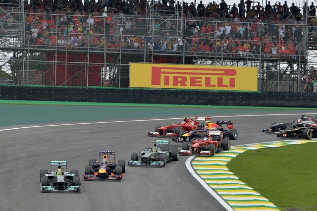GP F1 Brasile: RB ancora 1-2 con Vettel e Webber, ma Alonso è 3°