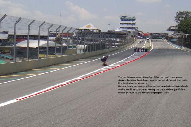 Quel “confine” della pit-lane per Massa
