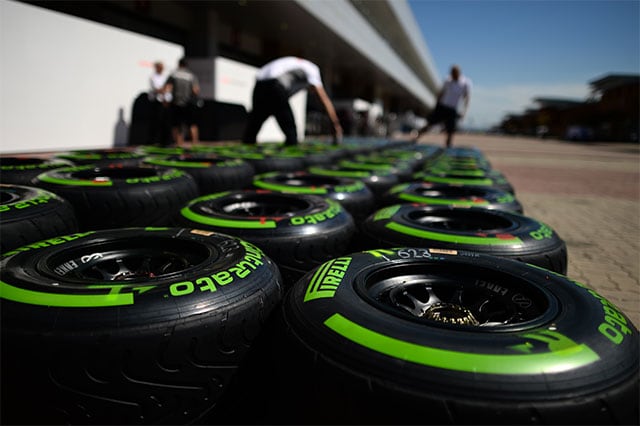 I numeri delle gomme F1