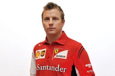La prima foto di Raikkonen in rosso Ferrari
