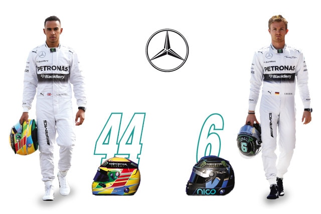 Hamilton - Rosberg (2014)