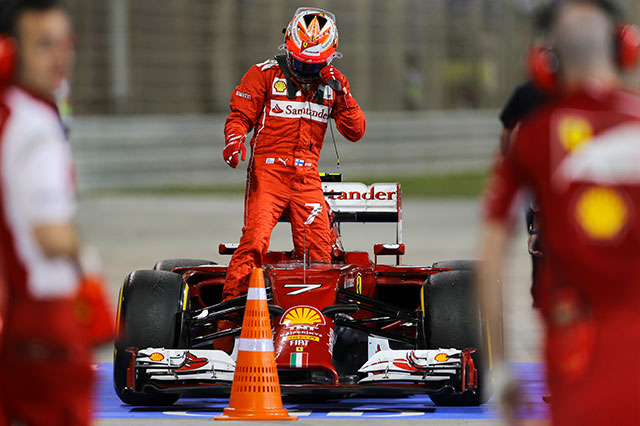 Raikkonen ritrova la confidenza con la F14 T