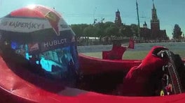 La Ferrari sulle strade di Mosca