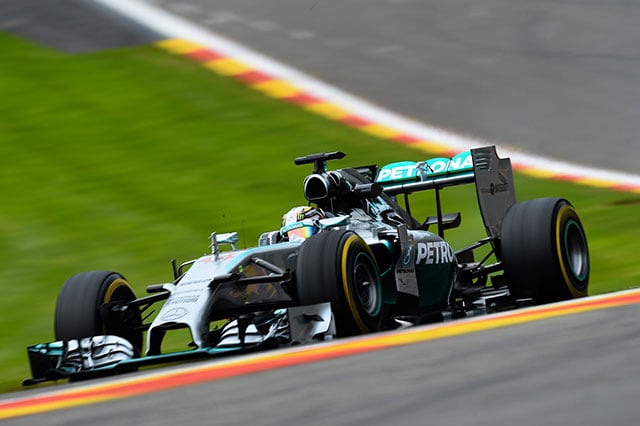 Hamilton, il massimo dall'asciutto