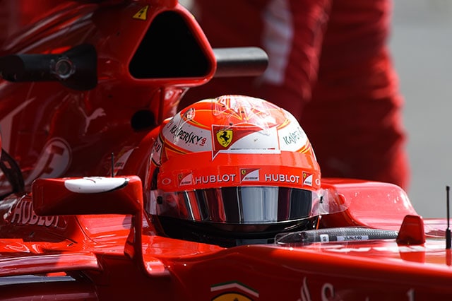 Qualche errore limita Raikkonen