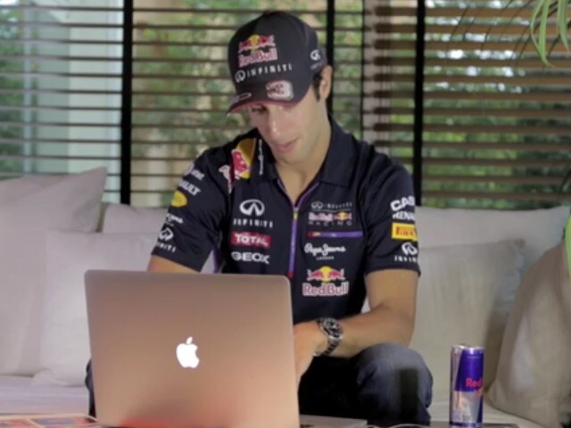 Disegna il casco di Ricciardo