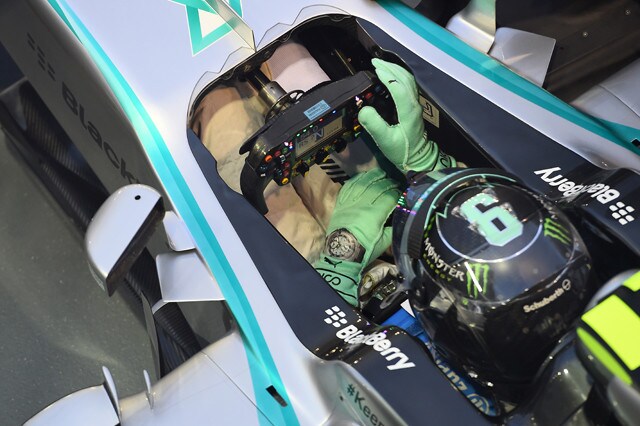 Rosberg contento della W05 anche di sera