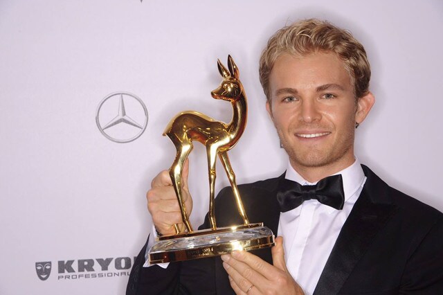 Rosberg premiato con il Bambi