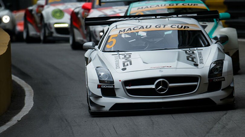 Macao GT: le SLS beffano Mortara