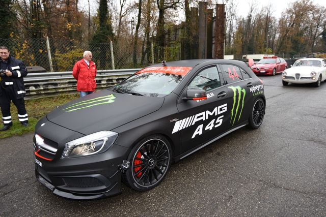 Hamilton guest star al rally di Monza