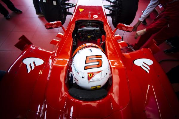 Un giro di pista con Vettel