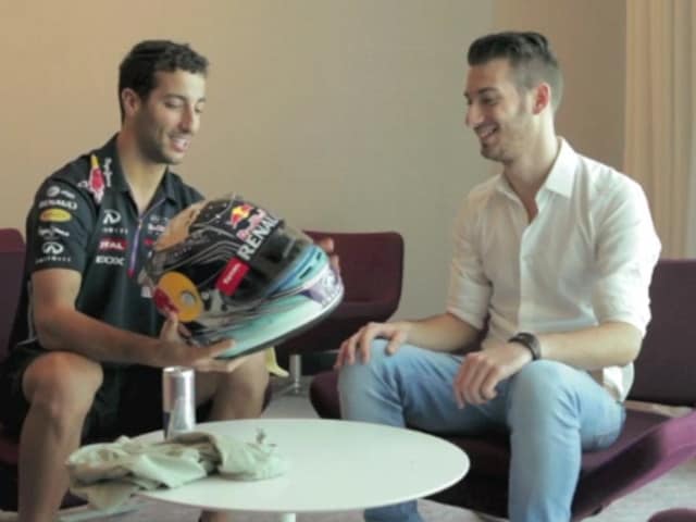 Ricciardo, un casco da sogno