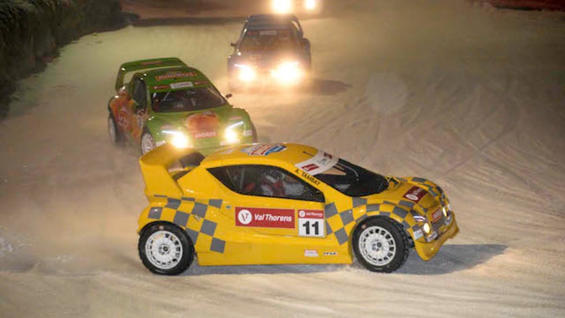 Tambay con le elettriche sul ghiaccio