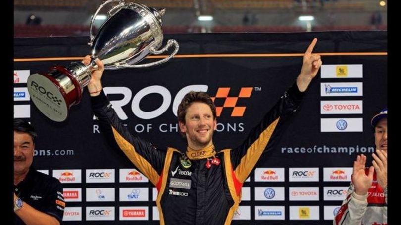Romain Grosjean alla Race of Champions