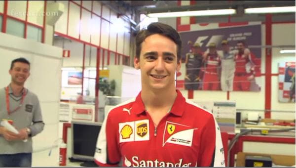 Esteban Gutierrez al lavoro in Ferrari