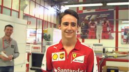 Esteban Gutierrez al lavoro in Ferrari