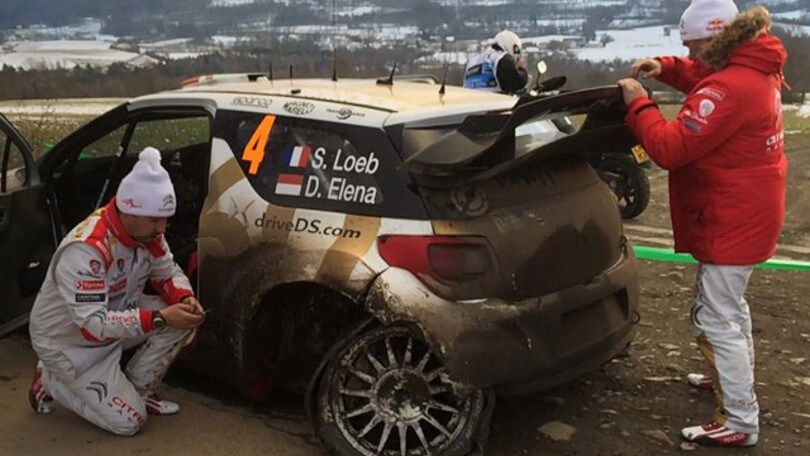 Montecarlo: Loeb sbatte, Ogier nuovo leader