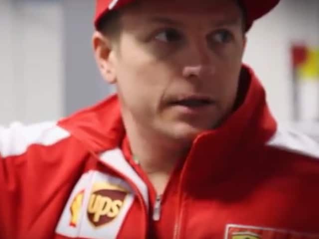 Raikkonen al lavoro sulla Ferrari SF15-T