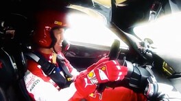 Vettel prova la Ferrari FXX K