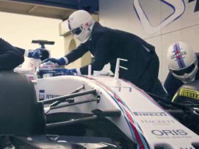 Williams, un pit stop very cool
