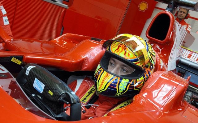 Valentino Rossi: “Mammamia che Ferrari!”