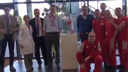 Ferrari, pranzo in mensa col trofeo di Sepang