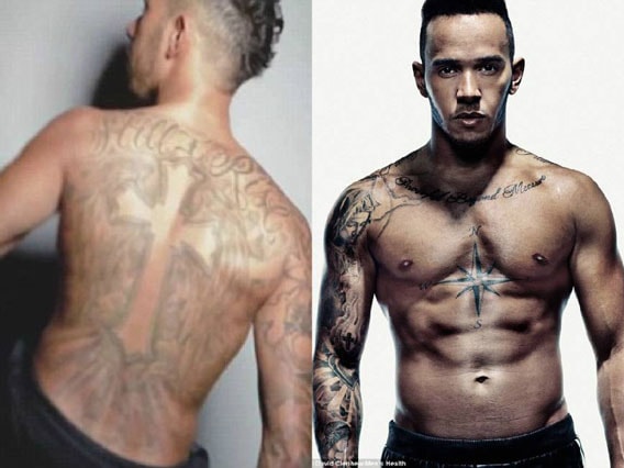 Lewis Hamilton modello per Men's Health