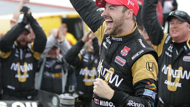 IndyCar: vittoria a sorpresa di Hinchcliffe