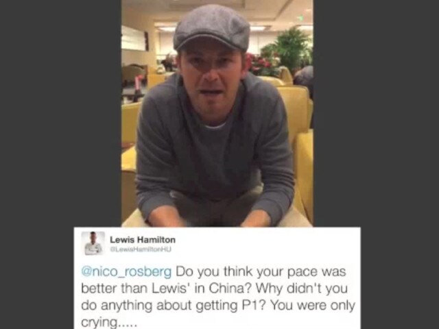 Rosberg risponde a un fan di Hamilton
