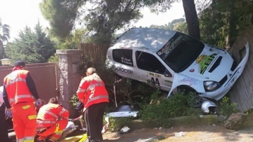 Grave incidente al Rally dell’Isola d’Elba