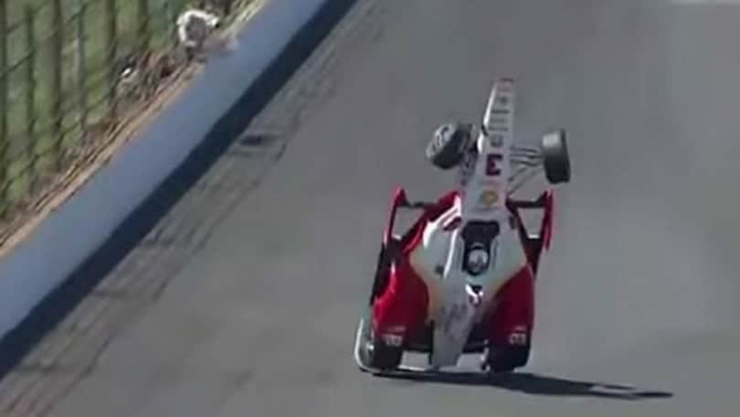Indy 500: Castroneves vola... due volte! (video)