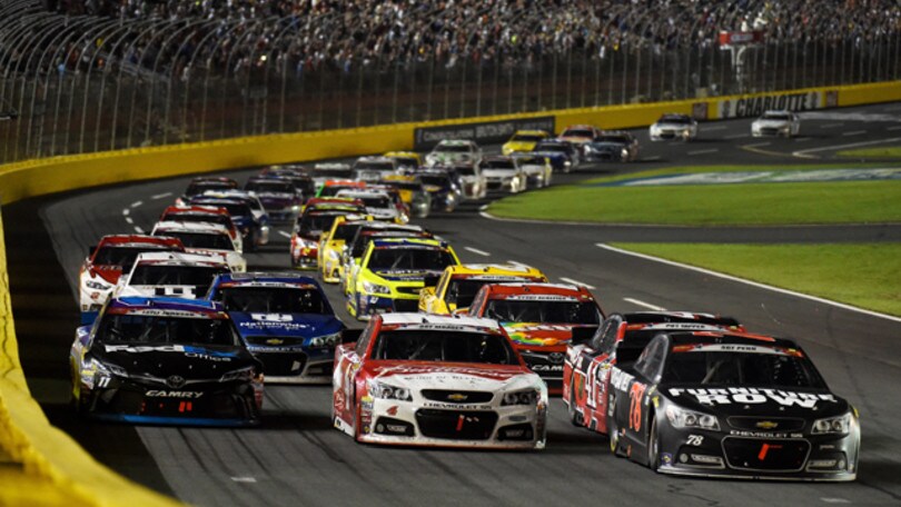Nascar Charlotte, Edwards di strategia