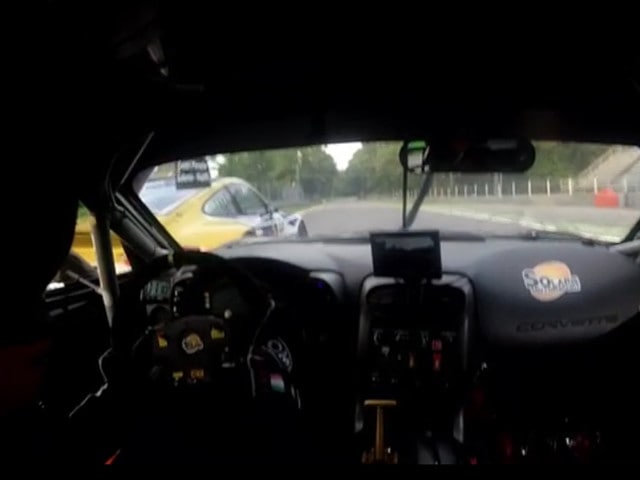 A Monza con la Corvette GT3 di Sini