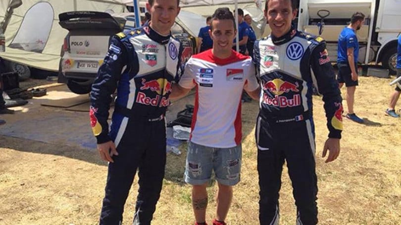 Dovizioso sulla Polo di Ogier