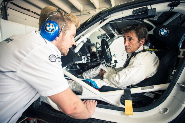 Zanardi prova per la 24 Ore di Spa ad Adria