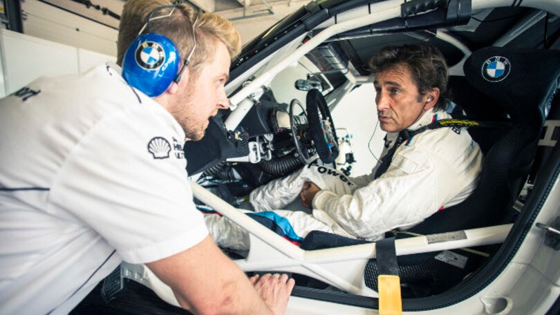 Zanardi prova per la 24 Ore di Spa ad Adria