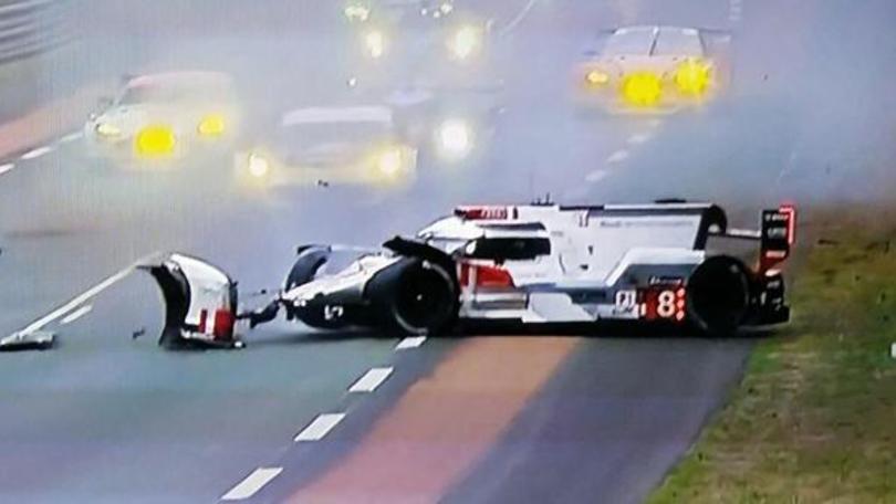 Le Mans: incidente tra Fisichella e l'Audi di Duval