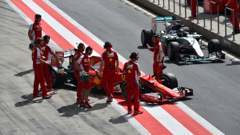 Test F1 Austria, le immagini del day 2