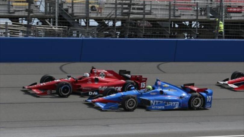 Indycar: le gialle aiutano Rahal