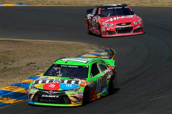 Nascar: doppietta di casa Busch a Sonoma