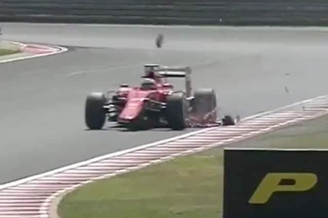 F1 Ungheria, Raikkonen perde l'ala nelle FP1