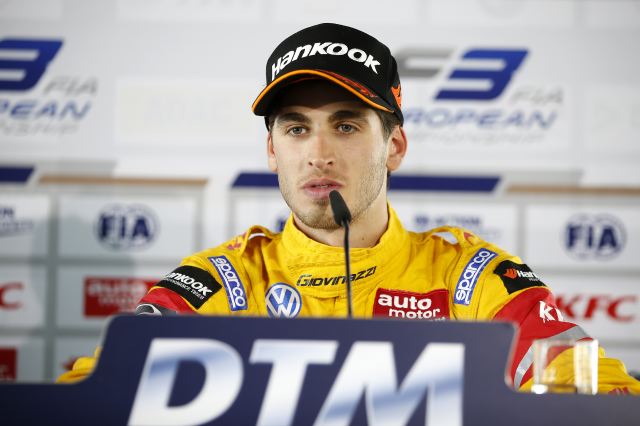 Euro F3, gara 3: Giovinazzi, successo a metà dietro alla safety-car