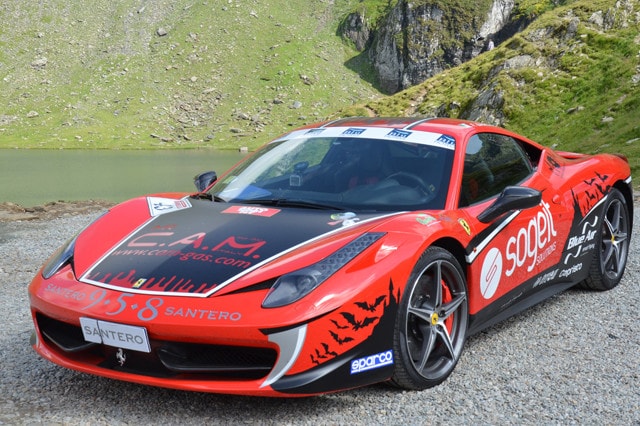Ferrari, record a 240 all’ora fra i Carpazi