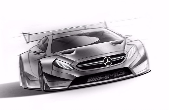 DTM 2016, primi sketch della Mercedes-AMG C 63 Coupé